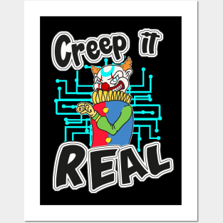 Creep It Real- Crypto Clown Posters and Art